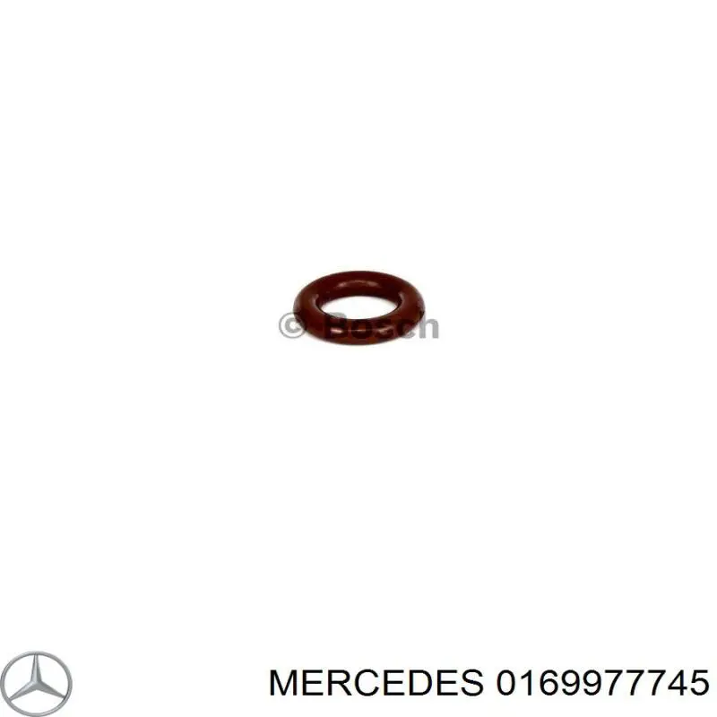 0169977745 Mercedes кольцо (шайба форсунки инжектора посадочное)