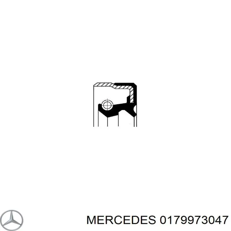 0179973047 Mercedes сальник задней ступицы