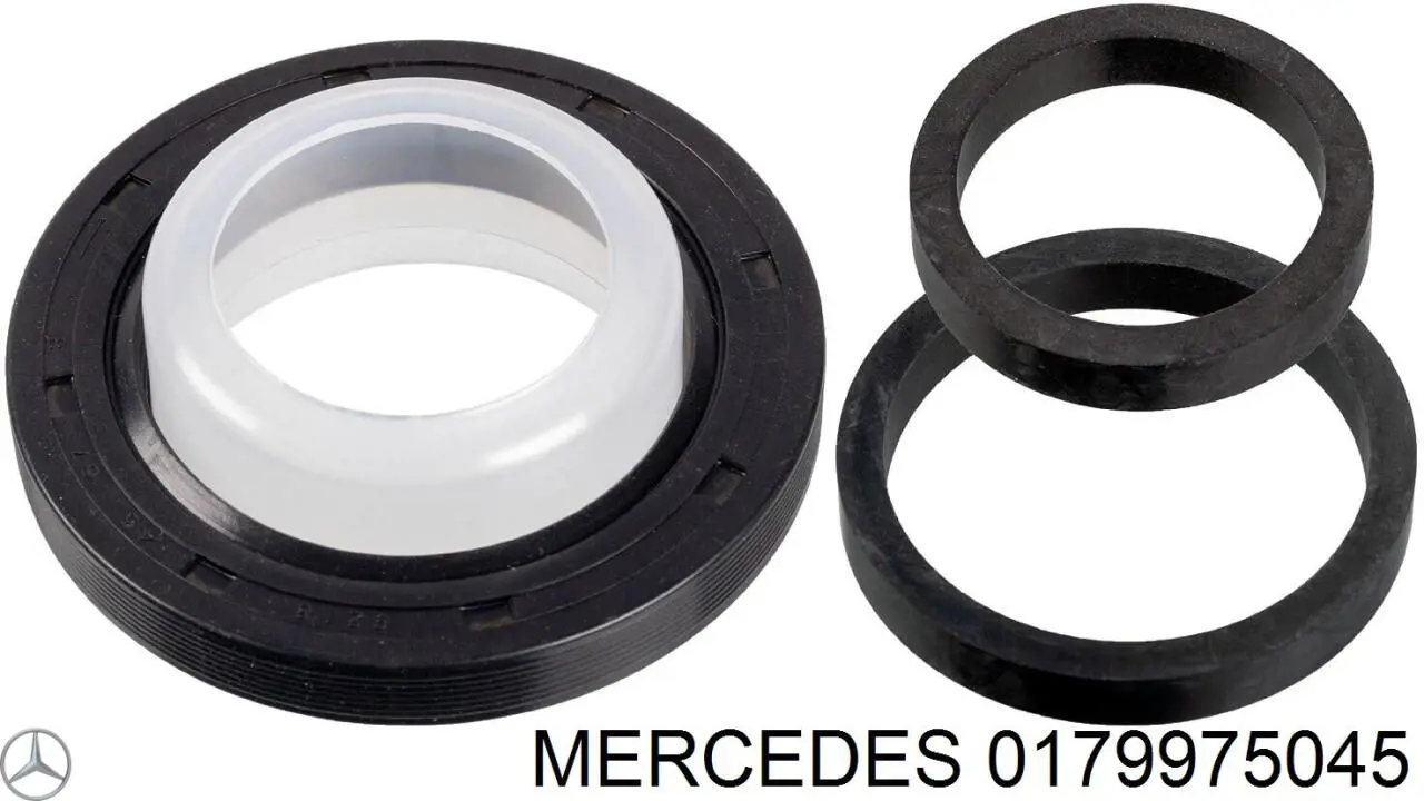 0179975045 Mercedes vedante superior de tampa dianteira de motor