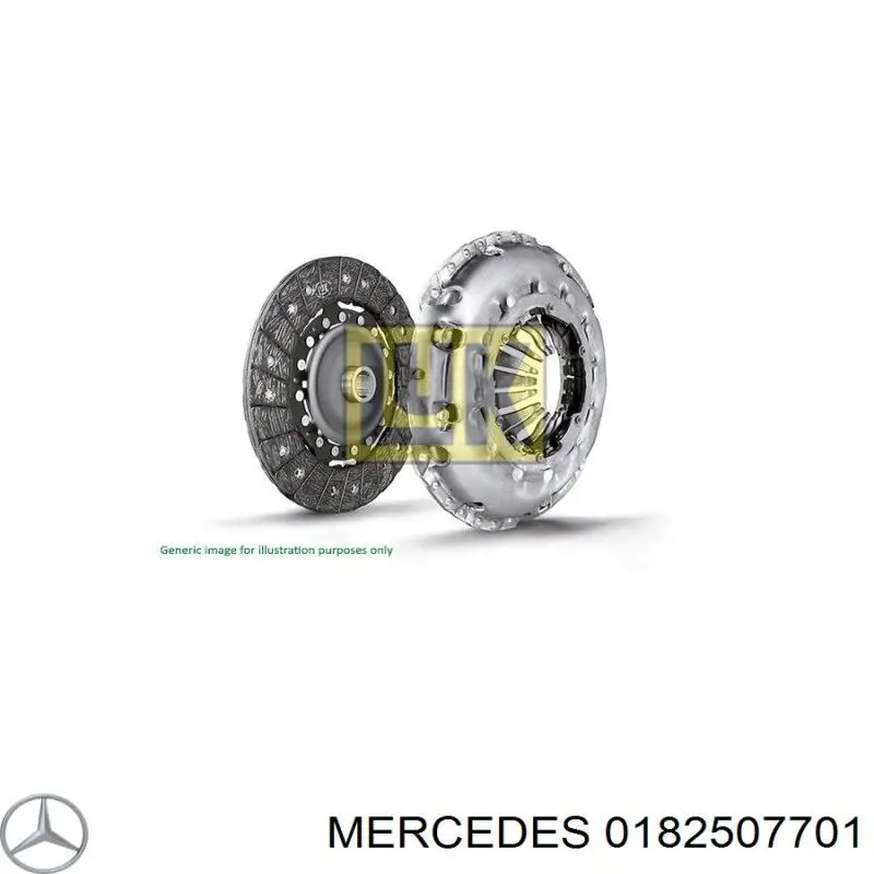 0182507701 Mercedes сцепление