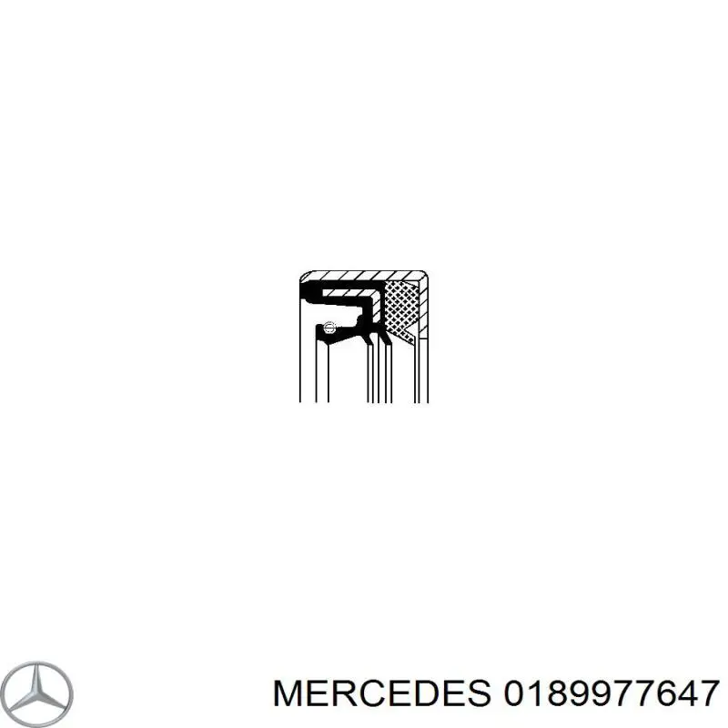 0189977647 Mercedes сальник редуктора заднего моста