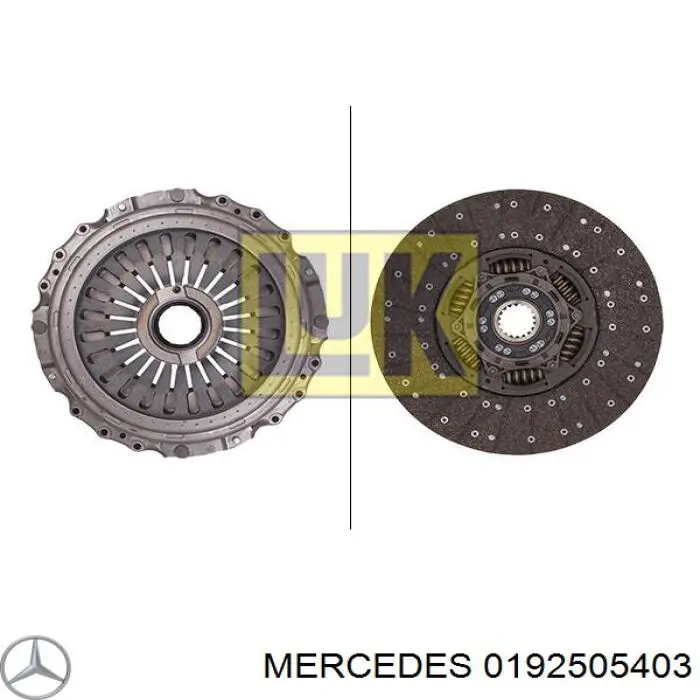 0192505403 Mercedes диск сцепления