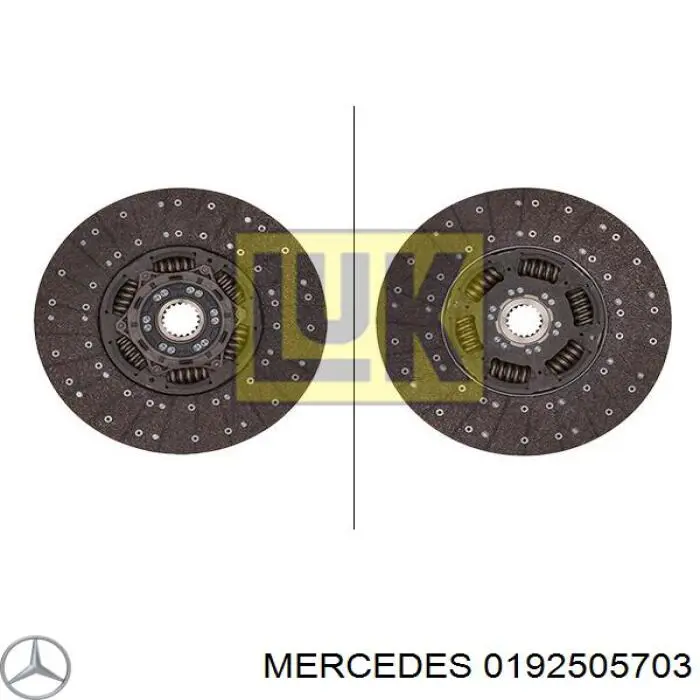 0192505703 Mercedes диск сцепления