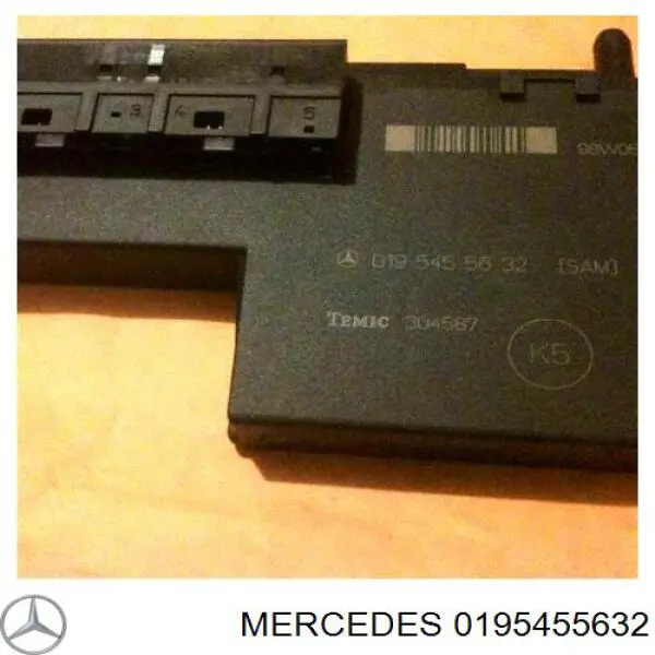 0195455632 Mercedes unidade de controlo de sinais sam