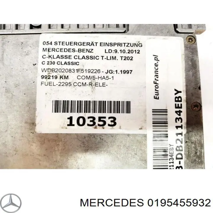 0195455932 Mercedes 