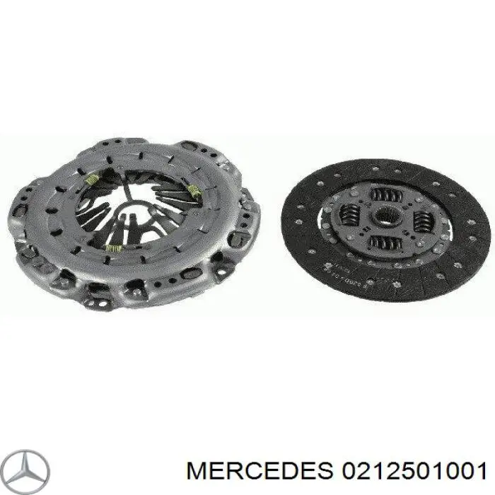 0212501001 Mercedes kit de embraiagem (3 peças)