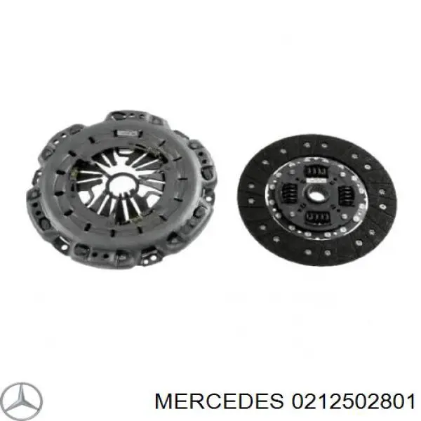 0212502801 Mercedes kit de embraiagem (3 peças)