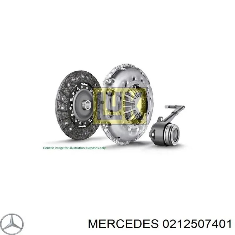 Сцепление 0212507401 Mercedes