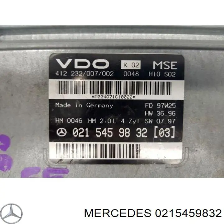 Купить A0215459832 Mercedes 
