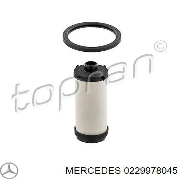 A0229978045 Mercedes кольцо уплотнительное фильтра акпп