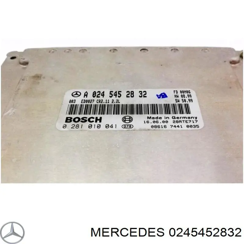 Блок управления двигателем 0245452832 Mercedes