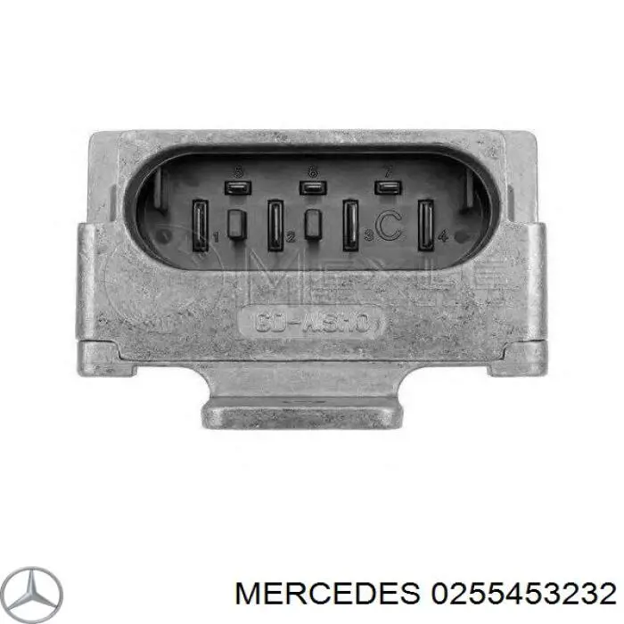 0255453232 Mercedes регулятор оборотов вентилятора охлаждения (блок управления)