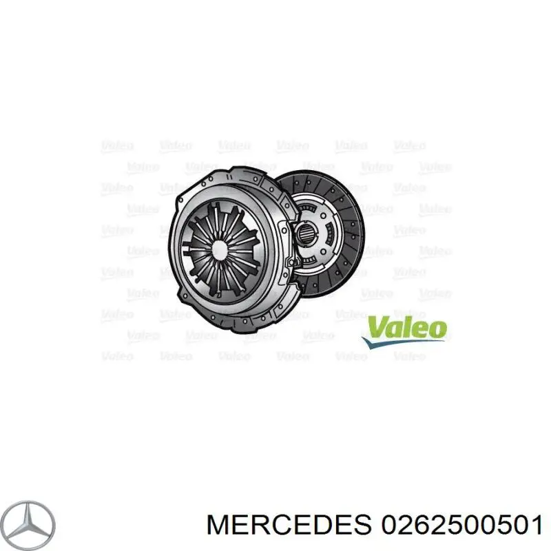 0262500501 Mercedes kit de embraiagem (3 peças)