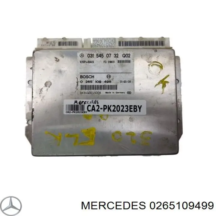 Блок управления ESP 0265109499 Mercedes