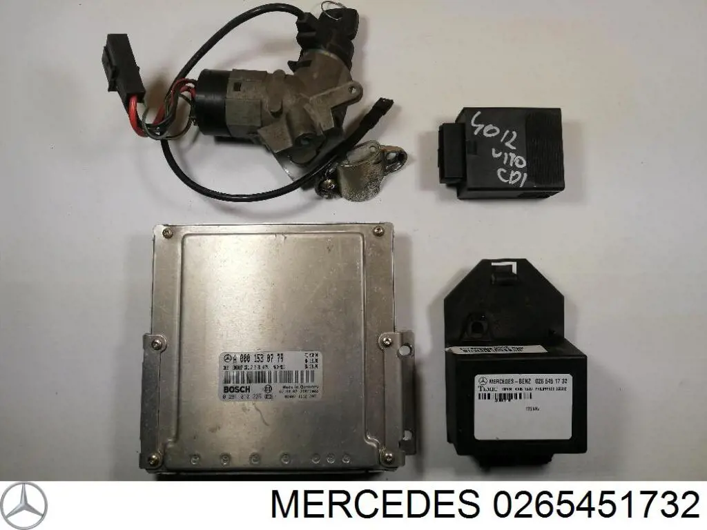 Модуль управления (ЭБУ) иммобилайзером 265451732 Mercedes