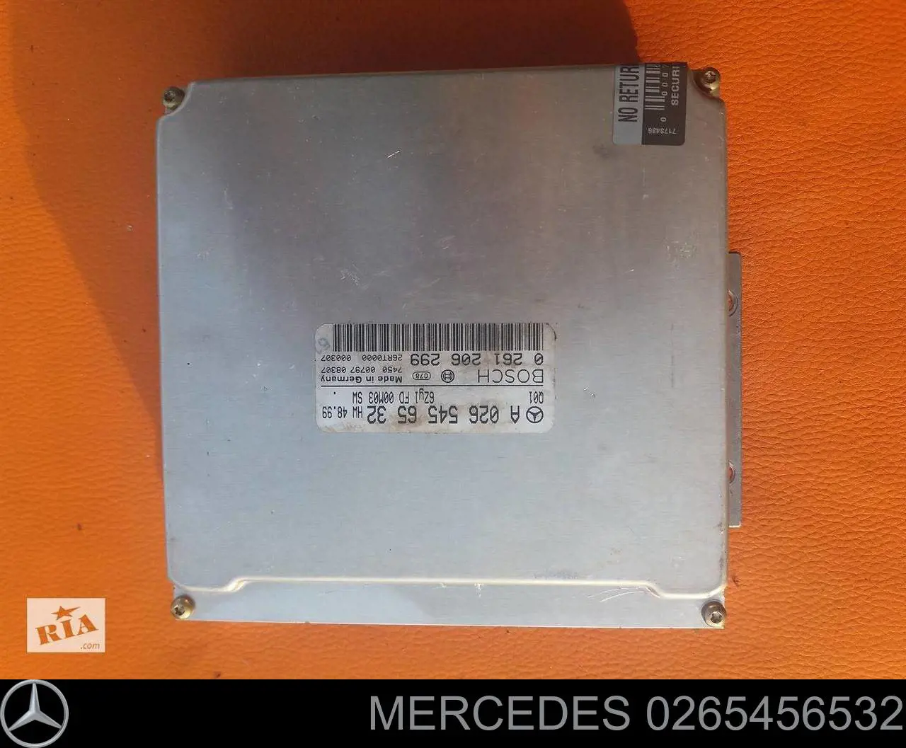 0265456532 Mercedes módulo de direção (centralina eletrônica de motor)