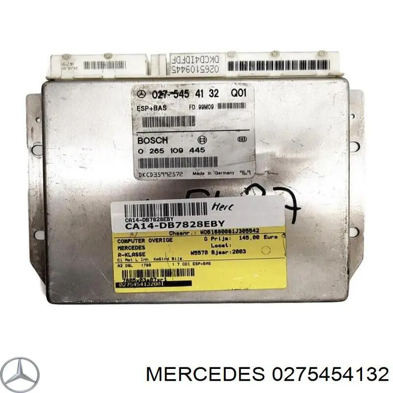 Блок управления ESP Mercedes 0275454132 цена, от 8.47 USD