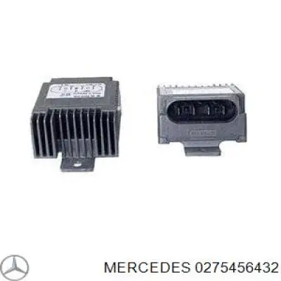 0275456432 Mercedes regulador de revoluções de ventilador de esfriamento (unidade de controlo)