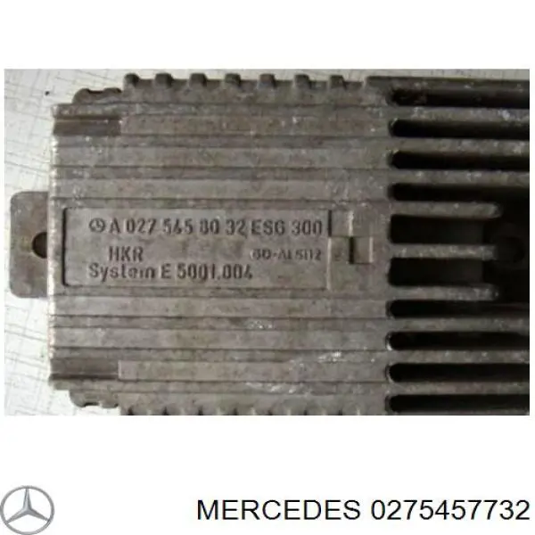 0275457732 Mercedes регулятор оборотов вентилятора охлаждения (блок управления)