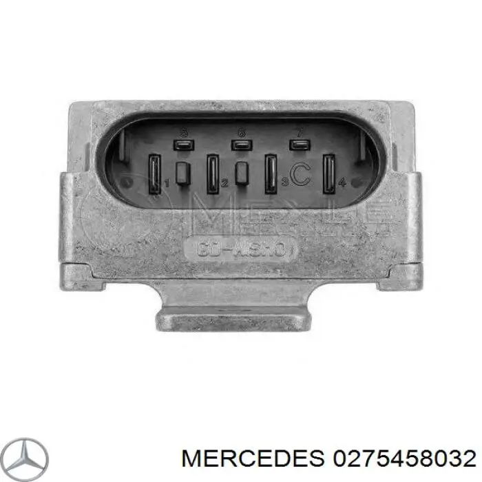 0275458032 Mercedes regulador de revoluções de ventilador de esfriamento (unidade de controlo)
