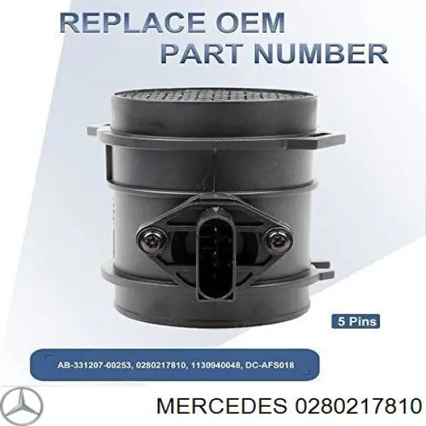 Купить 0280217810 Mercedes Воздухомер