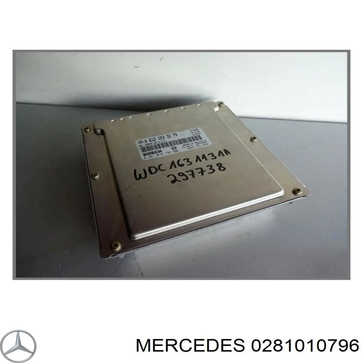 0281010796 Mercedes Мозги двигателя