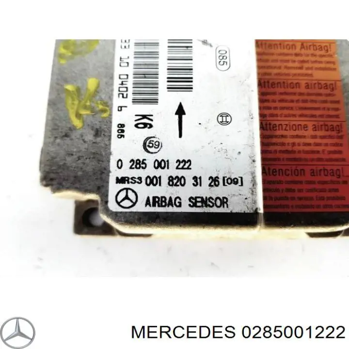 Купить 0285001222 Mercedes Модуль-процессор управления подушкой безопасности