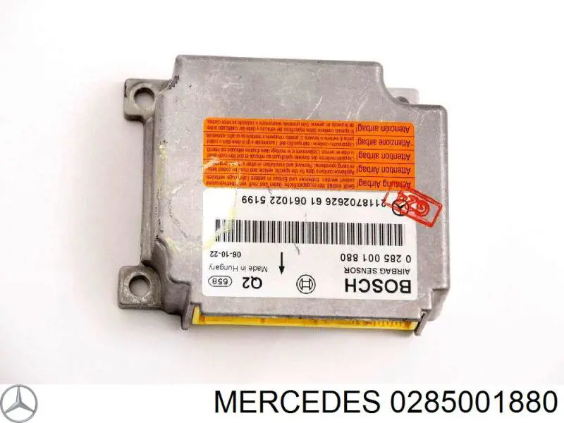 Блок управления airbag Mercedes 0285001880 цена, от 12.70 USD