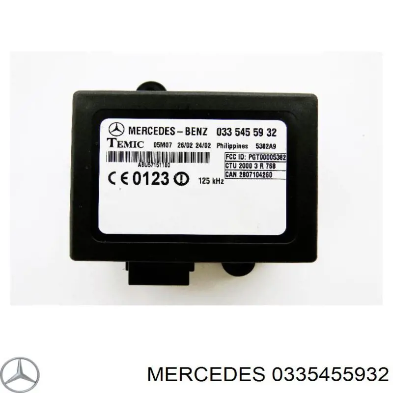 Модуль управления (ЭБУ) иммобилайзером 0335455932 Mercedes