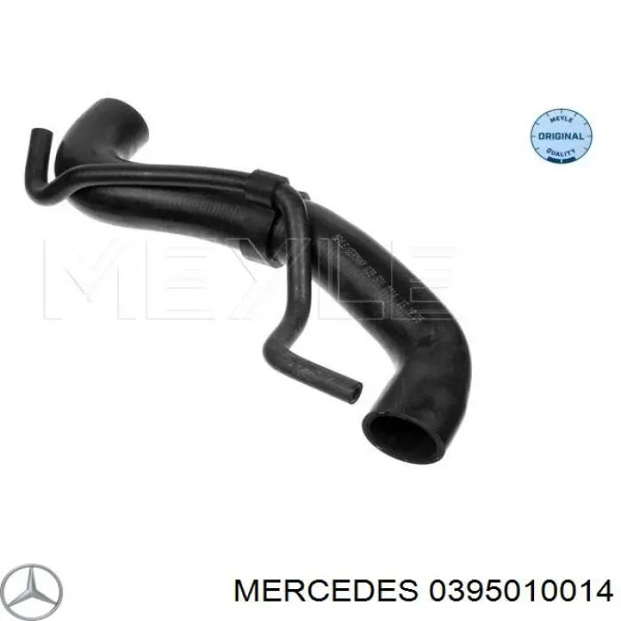 Патрубок радиатора 0395010014 Mercedes