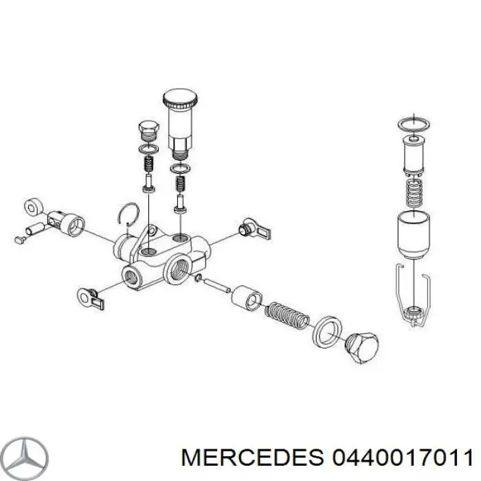 Топливный насос механический Mercedes 0440017011 цена, от 40.88 USD