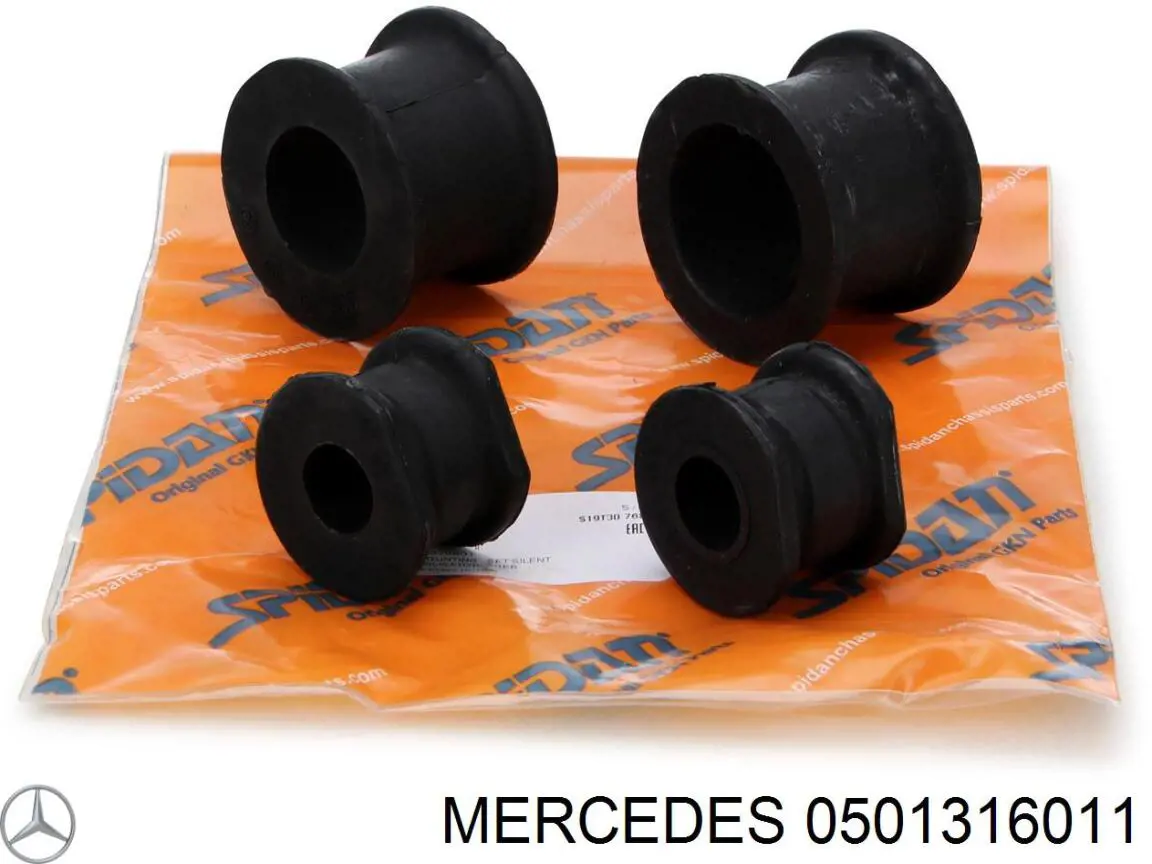 Втулка переднего стабилизатора Mercedes A0501316011 цена, от 3.45 USD