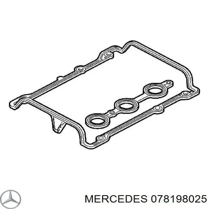 Комплект прокладок крышки клапанов 078198025 Mercedes