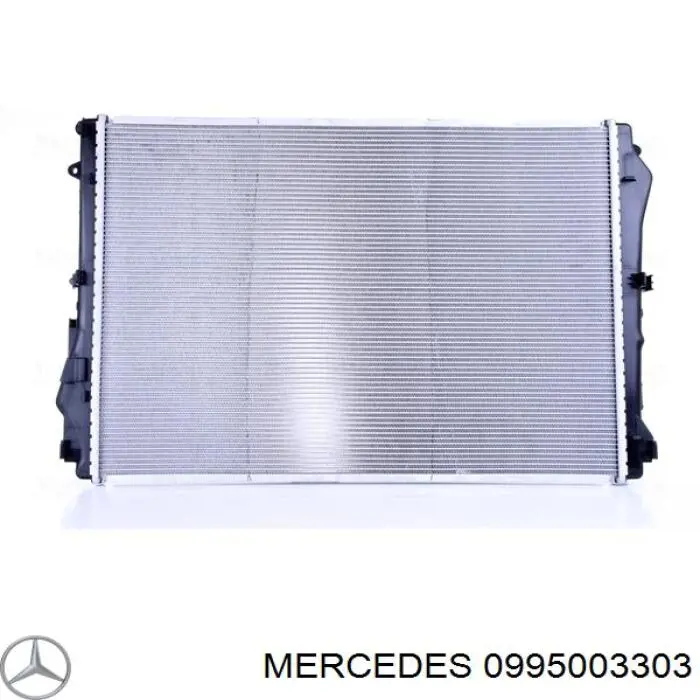 0995003303 Mercedes radiador de esfriamento de motor