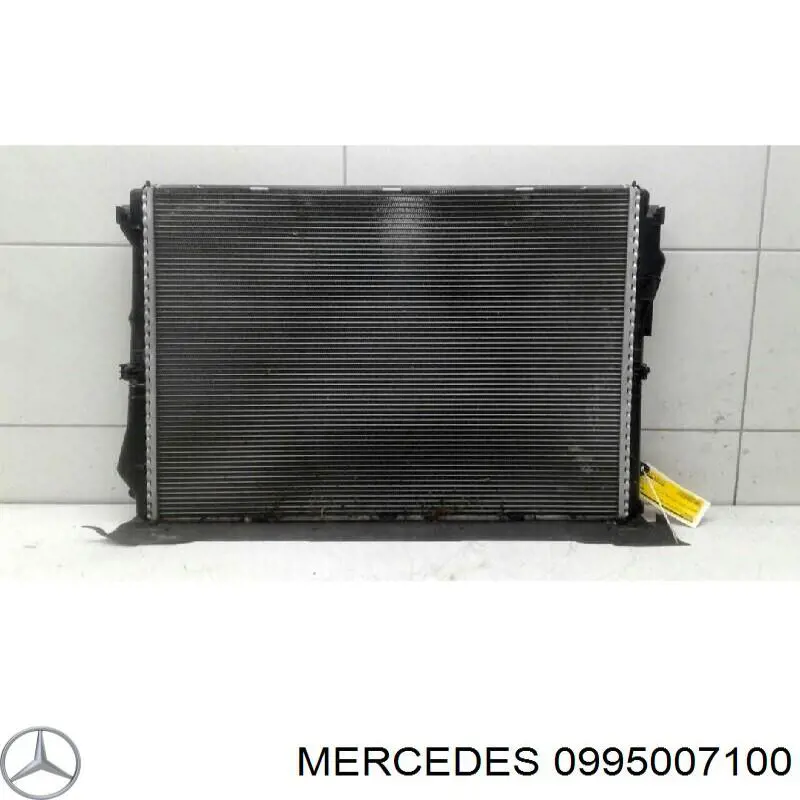 0995007100 Mercedes radiador de esfriamento de motor