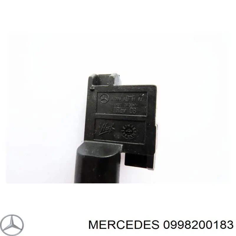 0998200183 Mercedes lanterna da luz de fundo de maçaneta da porta dianteira