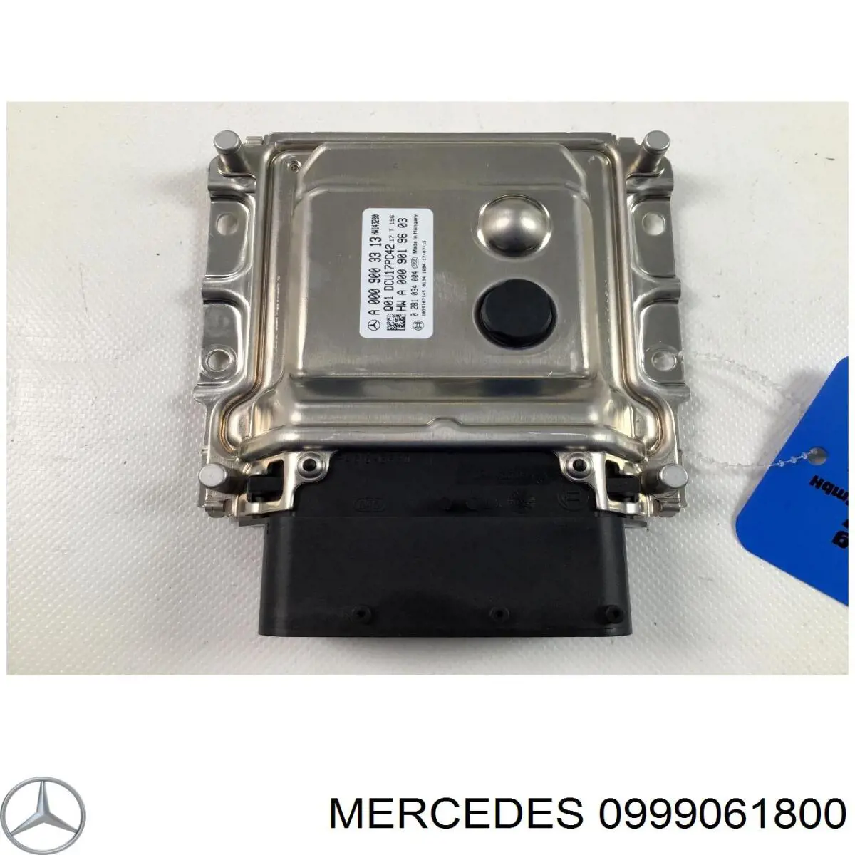 0999061800 Mercedes difusor do radiador de esfriamento, montado com motor e roda de aletas