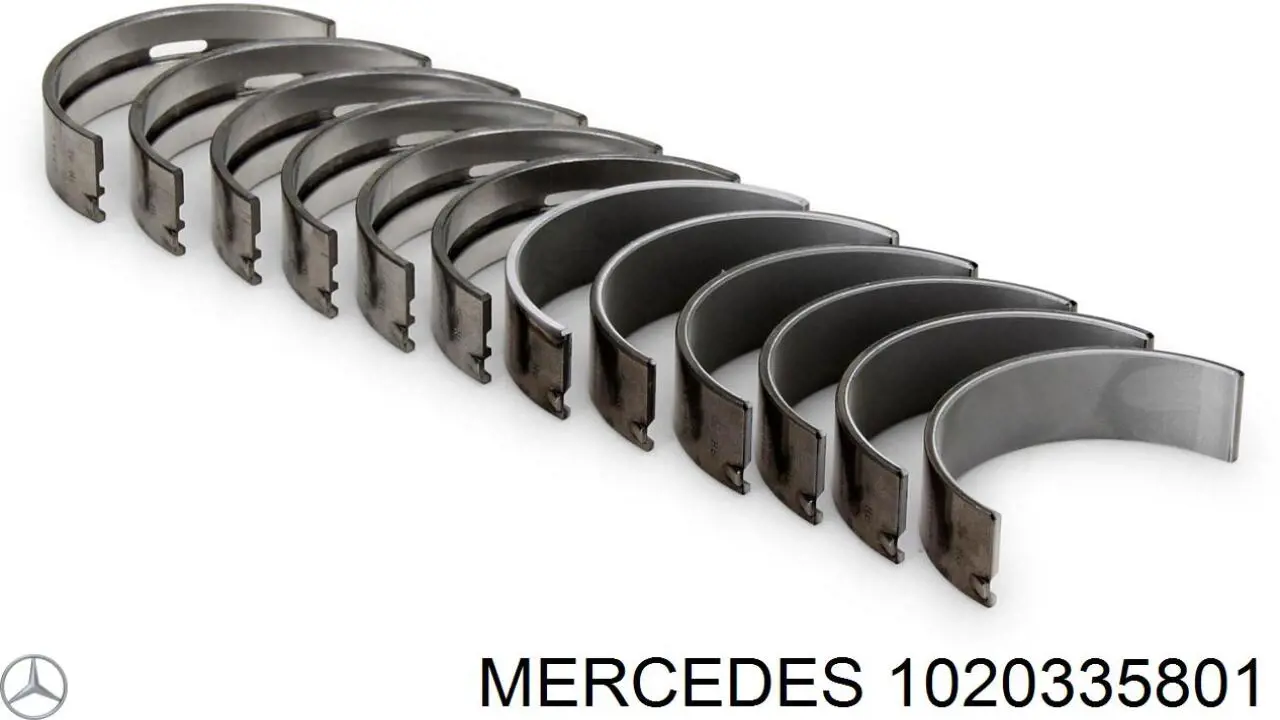 1020335801 Mercedes Подшипник скольжения коленвала