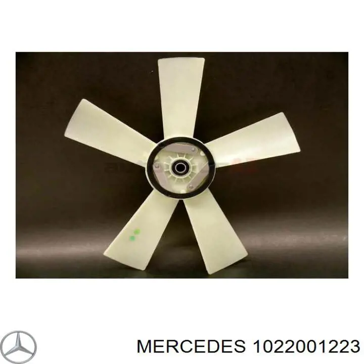 Купить 1022001223 Mercedes Крыльчатка радиатора охлаждения