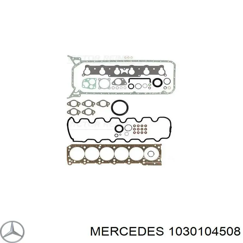 Комплект прокладок двигателя, нижний на Mercedes S (W126)