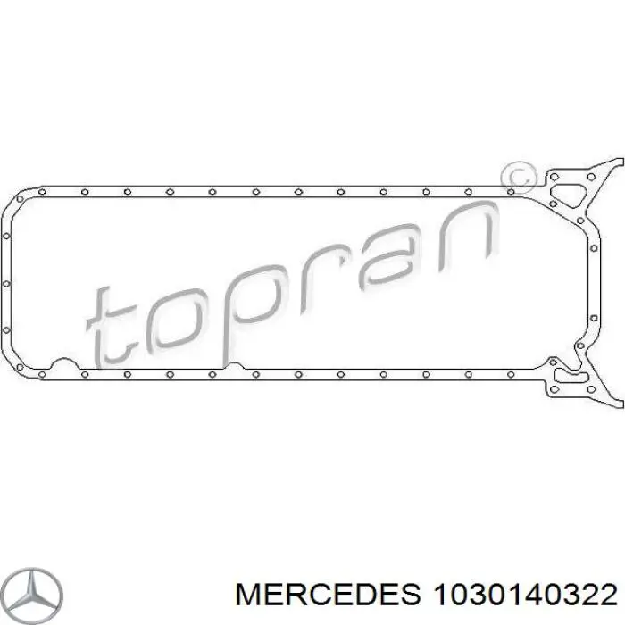 Прокладка поддона картера 1030140322 Mercedes