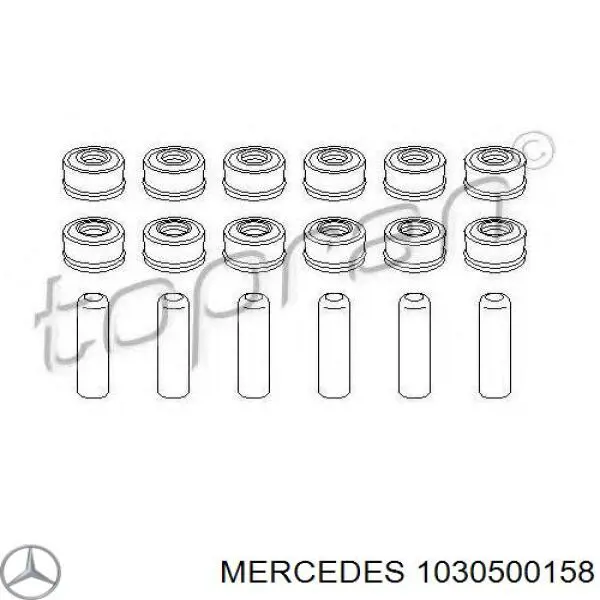 1030500158 Mercedes сальник клапана (маслосъемный, впуск/выпуск, комплект на мотор)
