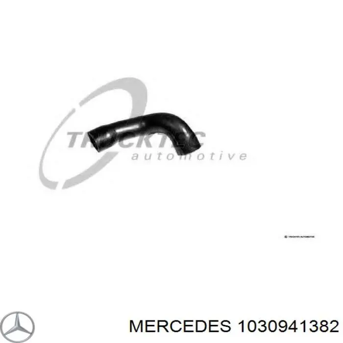 Патрубок воздушный, подвод теплого воздуха к регулятору 1030941382 Mercedes