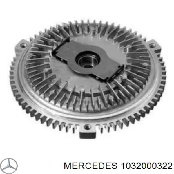 1032000322 Mercedes вискомуфта (вязкостная муфта вентилятора охлаждения)