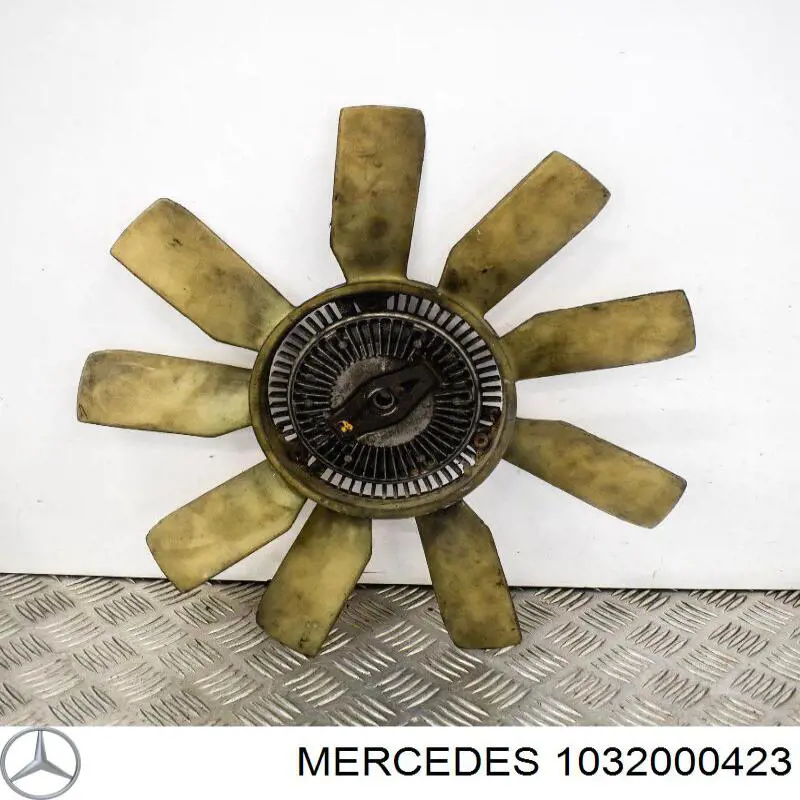 1032000423 Mercedes ventilador (roda de aletas do radiador de esfriamento)