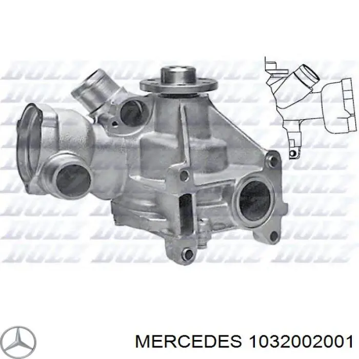 Помпа 1032002001 Mercedes