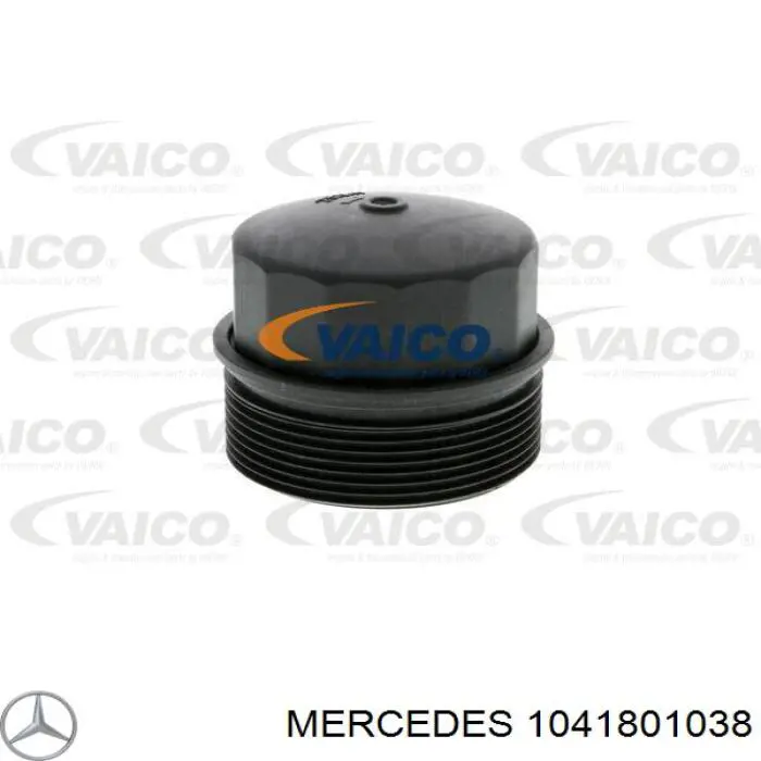 1041801038 Mercedes tampa do filtro de óleo