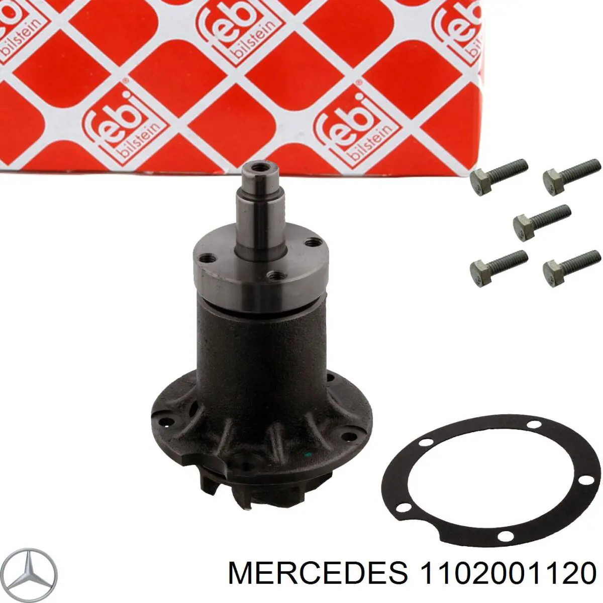 Помпа охлаждения Mercedes 1102001120 цена, от 38.06 USD