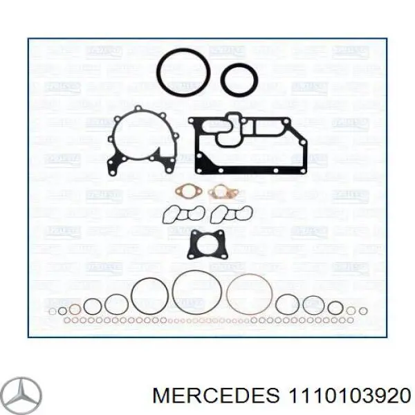 1110104020 Mercedes комплект прокладок двигателя верхний