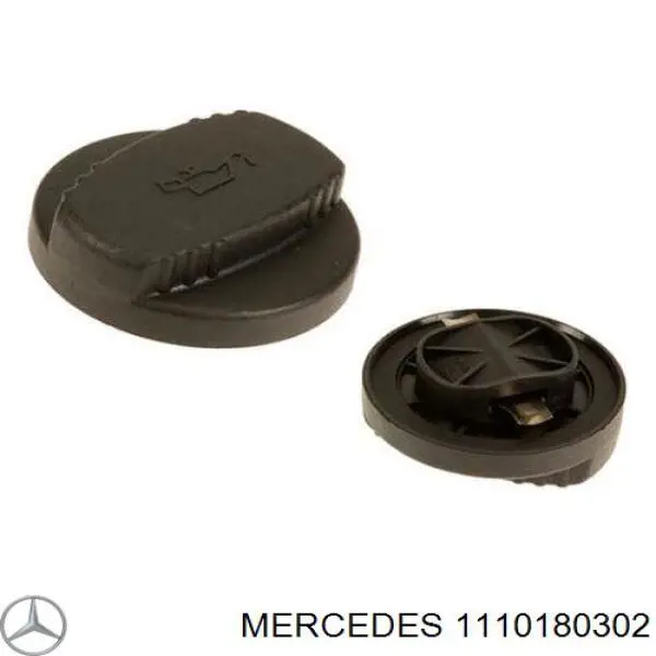 1110180302 Mercedes tampa do gargalho de enchimento de óleo